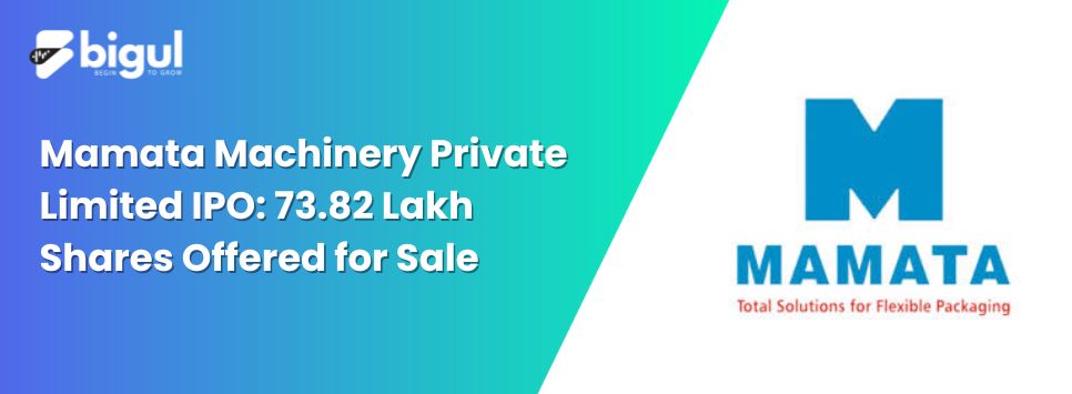 Mamata Machinery Private Limited IPO
